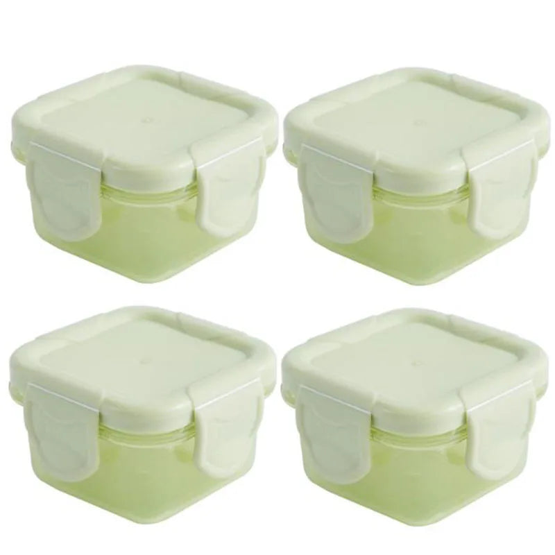 Boîtes de Conservation Hermétiques Sans BPA 60ml x4