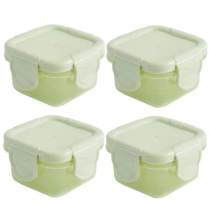 Boîtes de Conservation Hermétiques Sans BPA 60ml x4