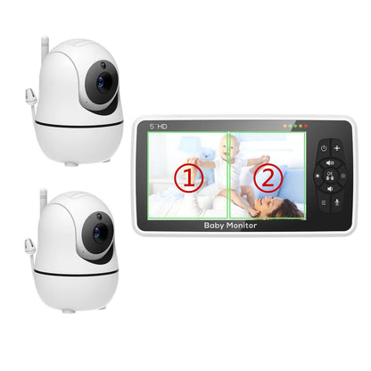 Babyphone Vidéo Double Caméra sans Wifi