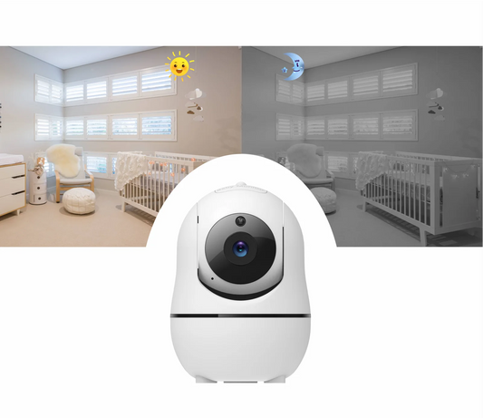 Babyphone Vidéo Double Caméra sans Wifi