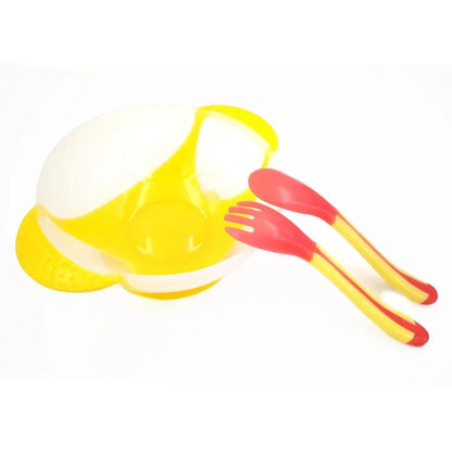 Set Repas Apprentissage bébé avec Cuillère Thermosensible