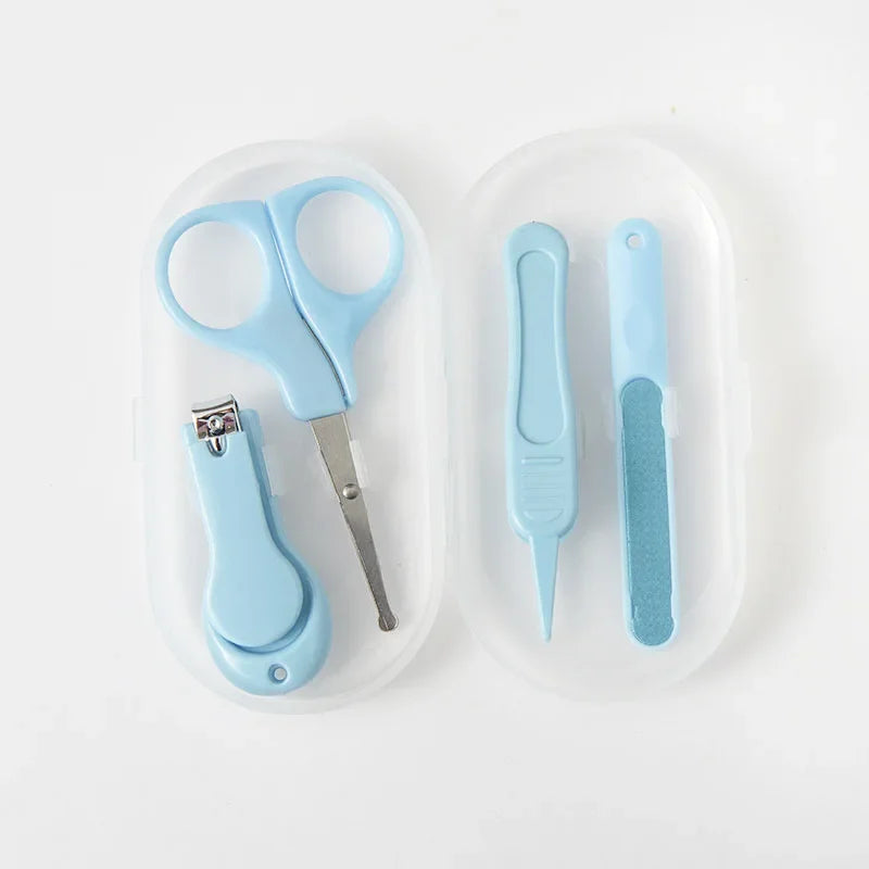 Kit Soin des Ongles 4 en 1 Nouveau-Né & Enfant Sécurisé