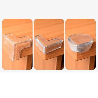 Protections Coins de Table Bébé en Silicone – Antichoc Sécurité Enfant – Lot de 4 ou 10