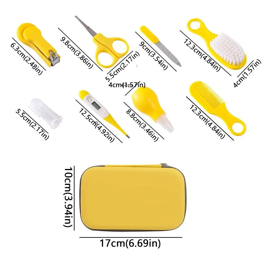 Kit Soin Bébé  – Trousse de Naissance Complète 8 Pièces