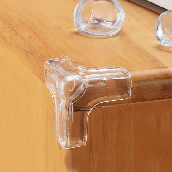 Protections Coins de Table Bébé en Silicone – Antichoc Sécurité Enfant – Lot de 4 ou 10