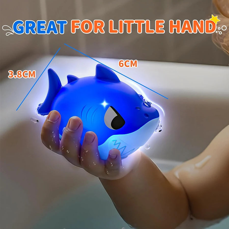 Jouets de Bain Lumineux Animaux Marins – LED Automatique