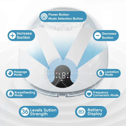 Tire-Lait Électrique Portable – Mains Libres ultra silencieux