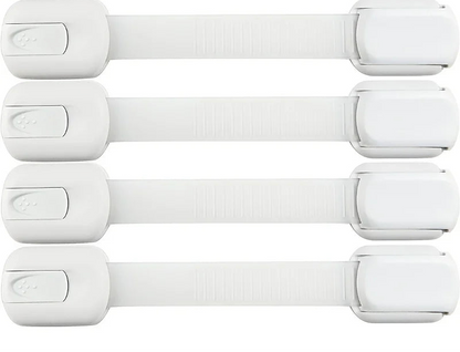 Loquet de Sécurité Bébé Réglable – Protection Enfant pour Placards et Tiroirs