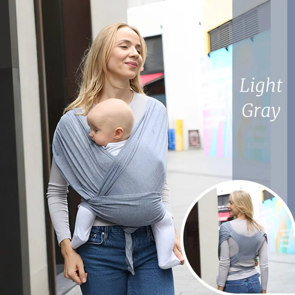 Porte-Bébé Écharpe Ergonomique – Portage Ventral Confort & Allaitement – Nouveau-né à 36 Mois