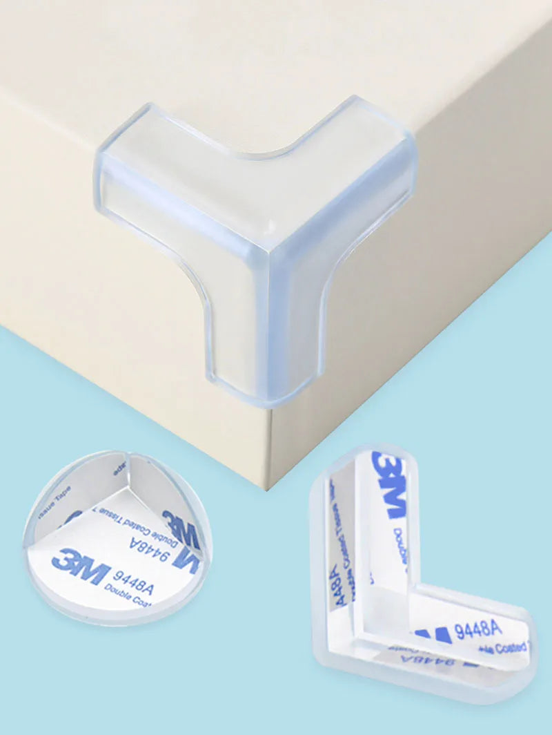 Protections Coins de Table Bébé en Silicone – Antichoc Sécurité Enfant – Lot de 4 ou 10