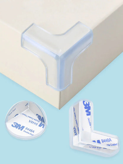 Protections Coins de Table Bébé en Silicone – Antichoc Sécurité Enfant – Lot de 4 ou 10
