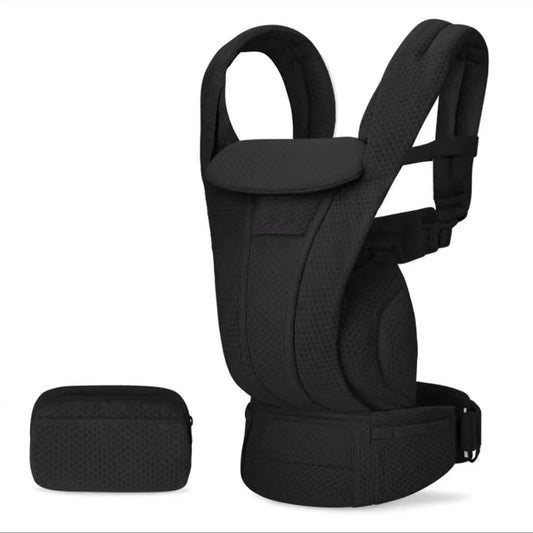 Porte-Bébé Ergonomique Deluxe – Multi-Positions Avant & Dos – Confort Renforcé 0-36 Mois (Jusqu’à 20kg)