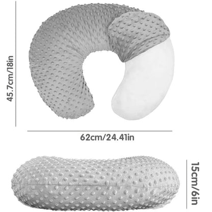 Coussin d’Allaitement Bébé en Forme U – Déhoussable