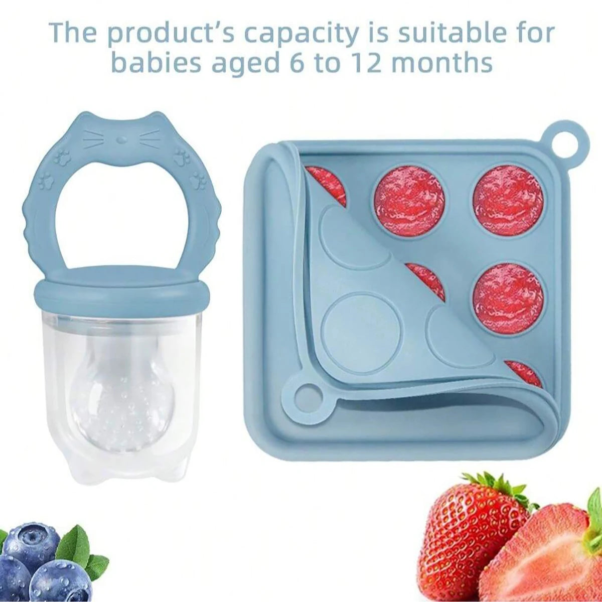Mini Moule en Silicone pour Portions Fruits & Lait Maternel