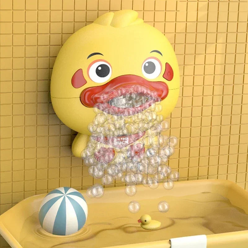 Jouet de Bain Bébé Machine à Bulles Musicale – Canard & Grenouille – Jeu de Bain Ludique et Sensoriel