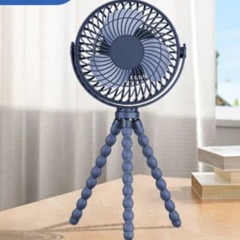 Mini Ventilateur Bébé – Trépied Flexible 360°, 3 Vitesses
