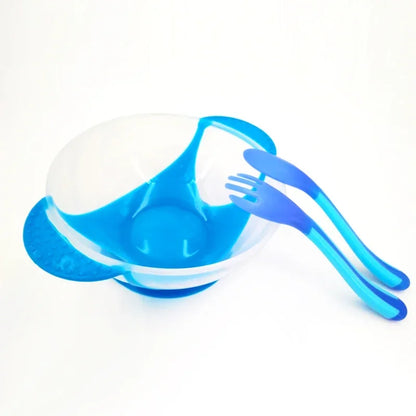 Set Repas Apprentissage bébé avec Cuillère Thermosensible