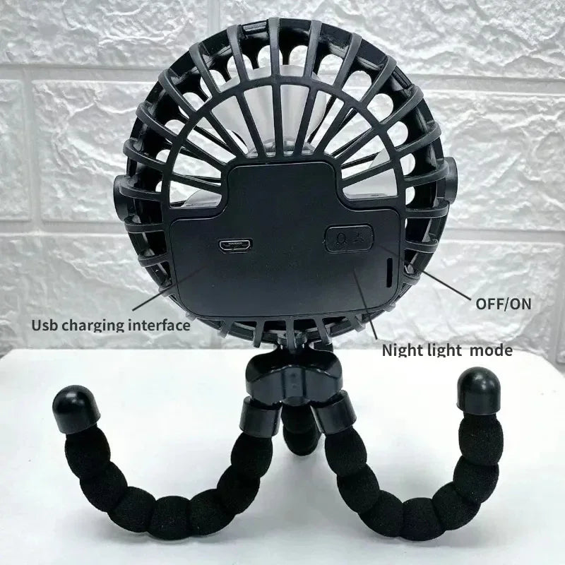 Ventilateur Bébé Sans Pales Rechargeable USB - Pliable & Multifonction