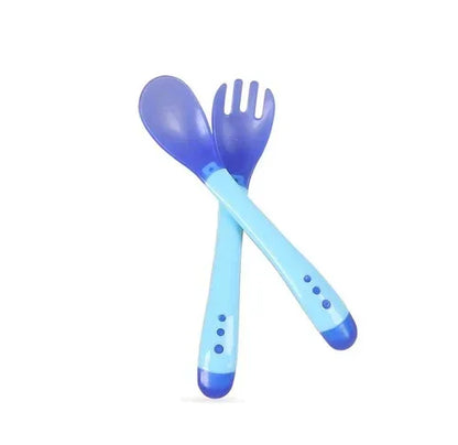 Set Repas Apprentissage bébé avec Cuillère Thermosensible