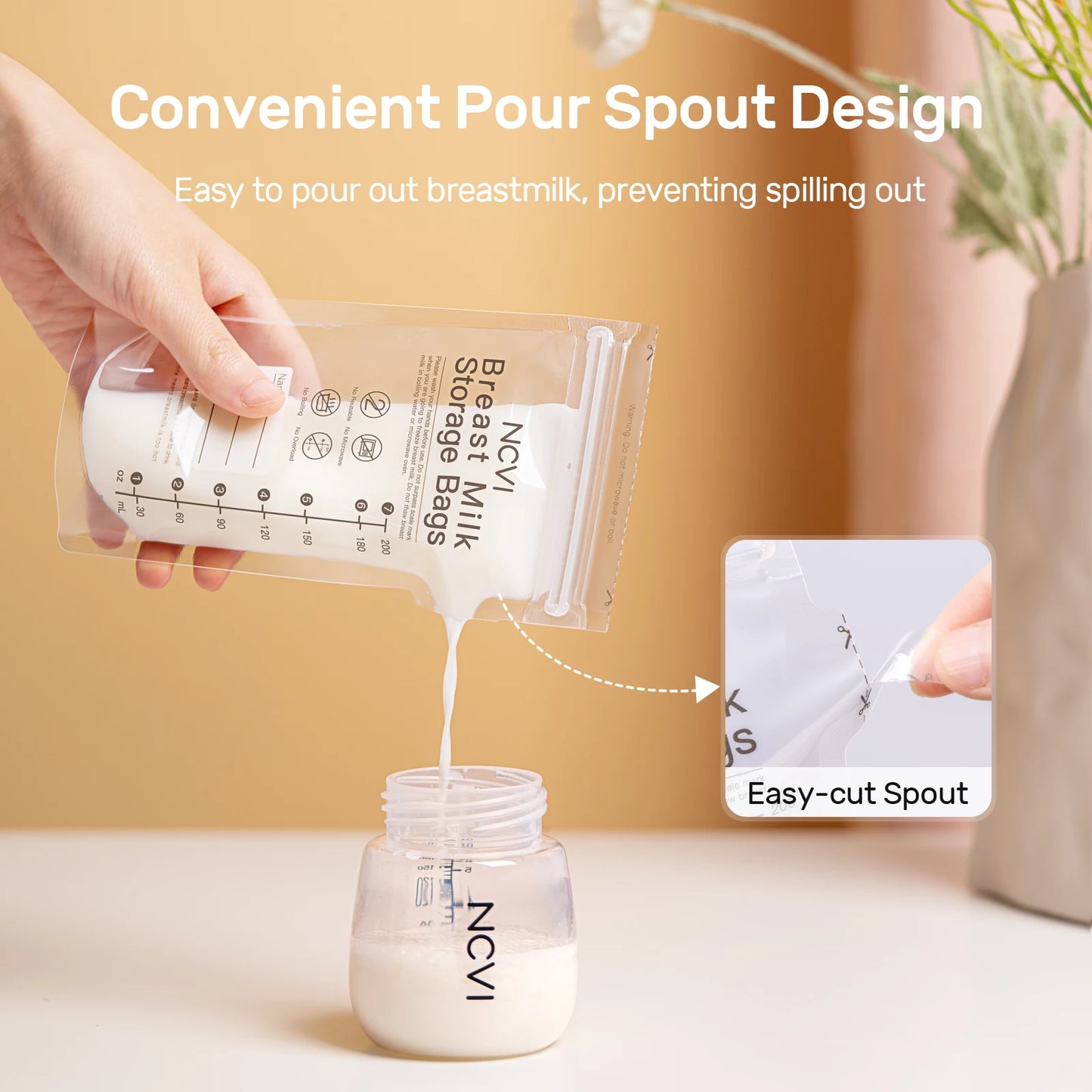 Sachets de Conservation de Lait Maternel 200ml
