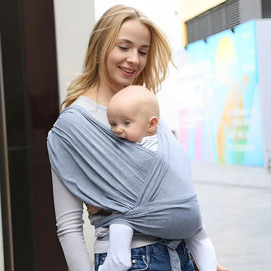 Porte-Bébé Écharpe Ergonomique – Portage Ventral Confort & Allaitement – Nouveau-né à 36 Mois