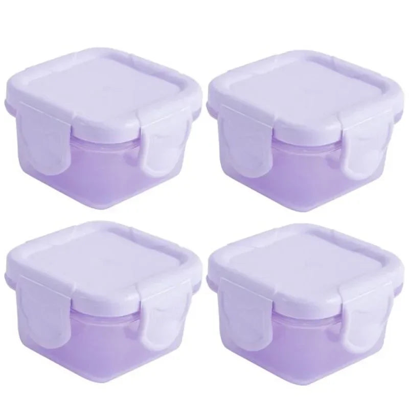 Boîtes de Conservation Hermétiques Sans BPA 60ml x4