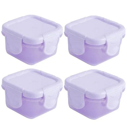 Boîtes de Conservation Hermétiques Sans BPA 60ml x4