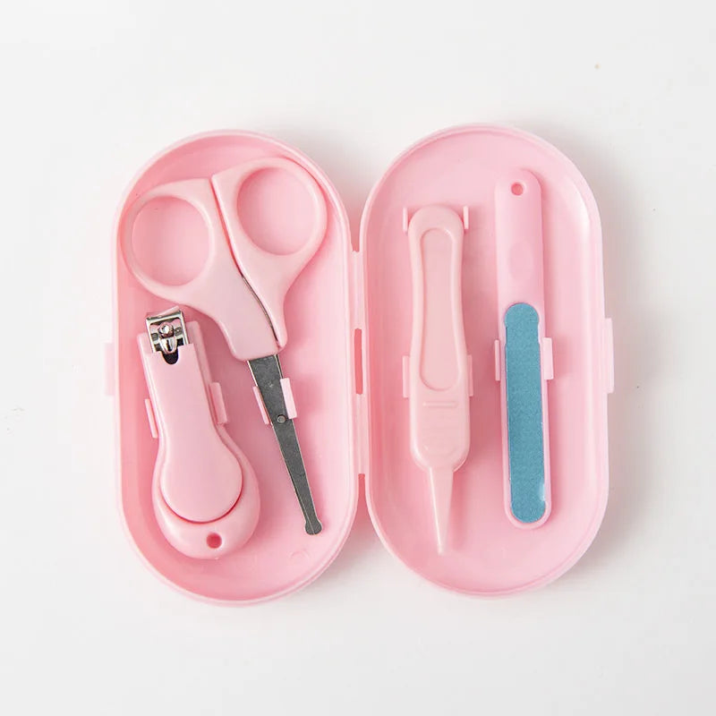 Kit Soin des Ongles 4 en 1 Nouveau-Né & Enfant Sécurisé