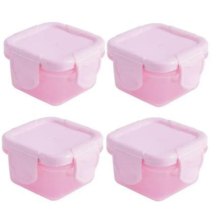 Boîtes de Conservation Hermétiques Sans BPA 60ml x4