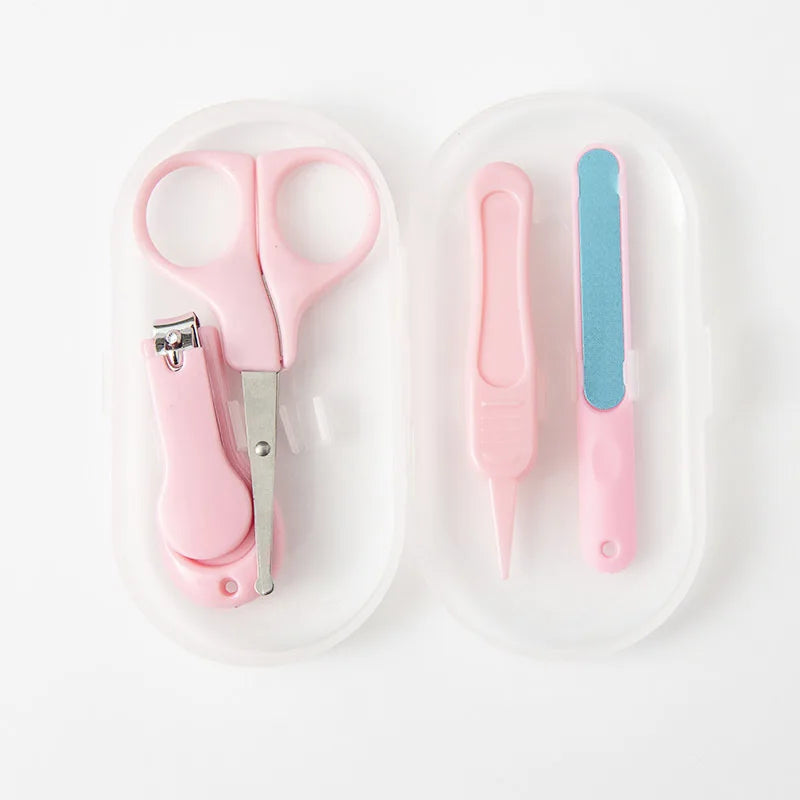 Kit Soin des Ongles 4 en 1 Nouveau-Né & Enfant Sécurisé