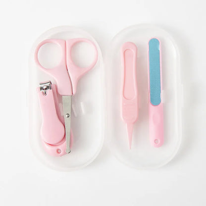 Kit Soin des Ongles 4 en 1 Nouveau-Né & Enfant Sécurisé