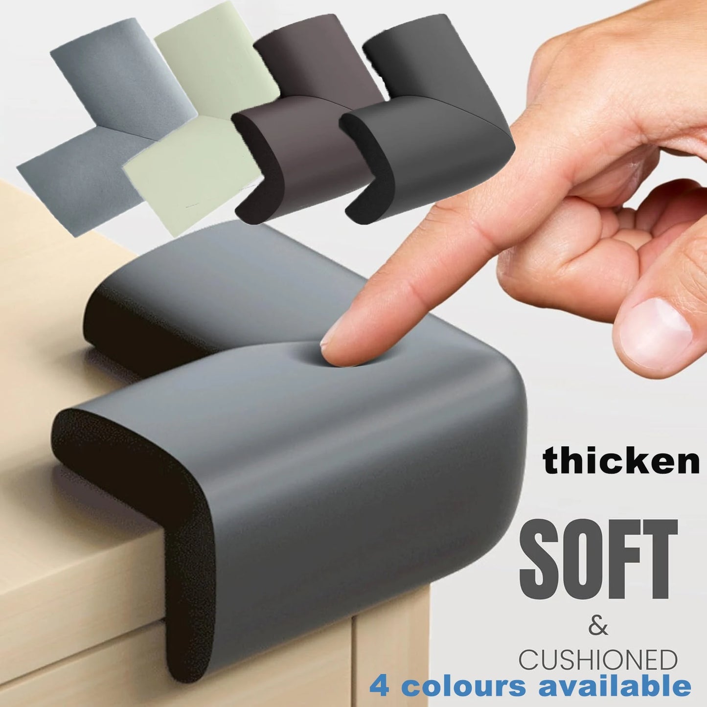 Coins de Table Sécurisés Anti-Choc – Sans Perçage