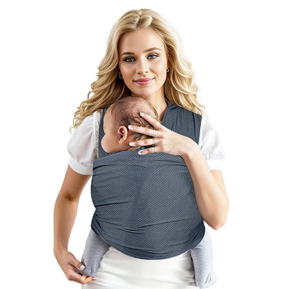 Porte-Bébé Écharpe Extensible 3-en-1 – Ergonomique, Léger & Respirant – Portage Confort 0-36 Mois