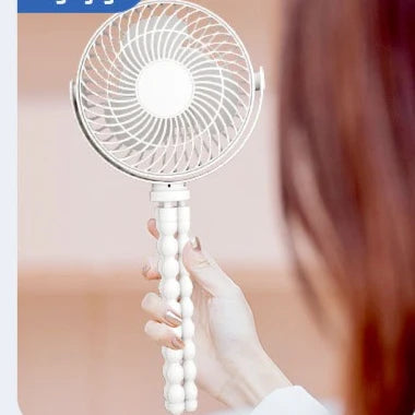 Mini Ventilateur Bébé – Trépied Flexible 360°, 3 Vitesses