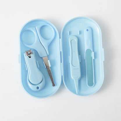 Kit Soin des Ongles 4 en 1 Nouveau-Né & Enfant Sécurisé