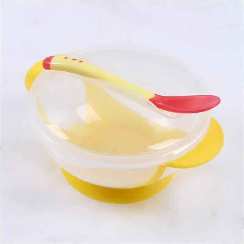 Set Repas Apprentissage bébé avec Cuillère Thermosensible