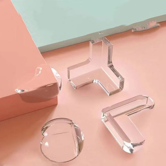 Protections Coins de Table Bébé en Silicone – Antichoc Sécurité Enfant – Lot de 4 ou 10