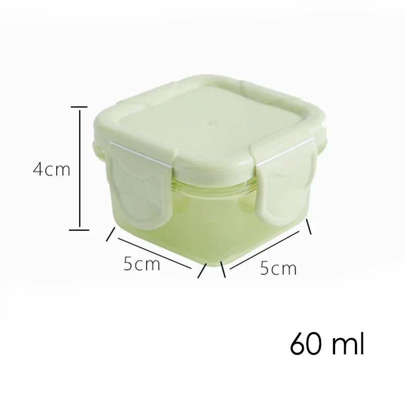 Boîtes de Conservation Hermétiques Sans BPA 60ml x4