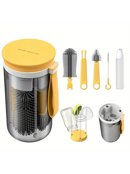 Kit Brosse Biberon Portable – Égouttoir & Accessoires