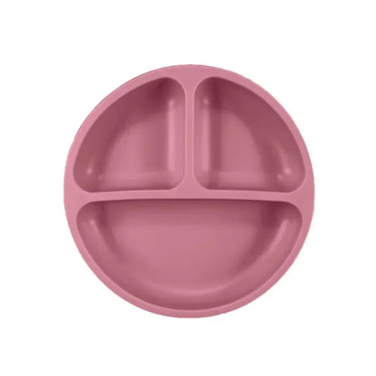Assiette Bébé Anti-Renversement avec Compartiments
