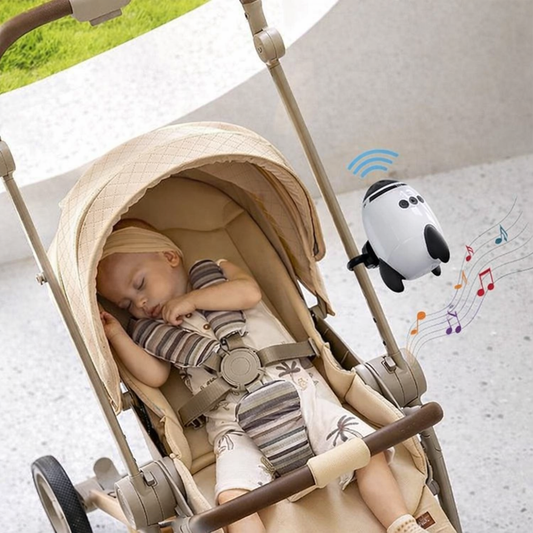 Berceur à Vibrations Portable pour Poussette et Lit à Barreaux – Aide au Sommeil Bébé