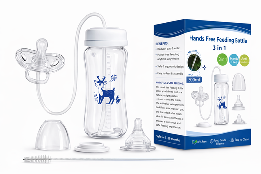 Biberon mains libres et relais allaitement