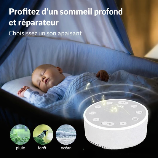 Bruit Blanc Bébé – Pour des Nuits Apaisées & un Sommeil Profond